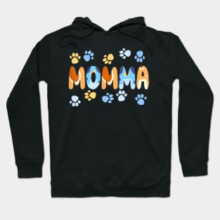 Momma Of The Birthday Boy Girl Dog Family Matching Hoodie